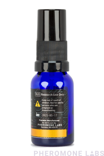MX200 Experimental Pheromone Labs Mix - Asian Persuasion - 15 mL Bottle in Blue Summer - Side View