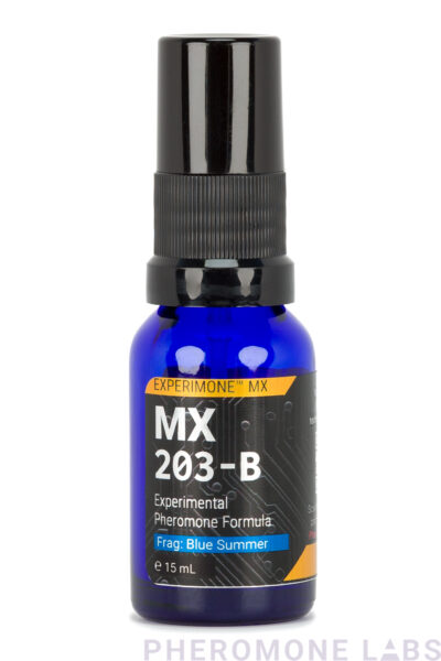 MX203 Experimental Pheromone Labs Mix - The Blonde Effect - 15mL Bottle in Blue Summer