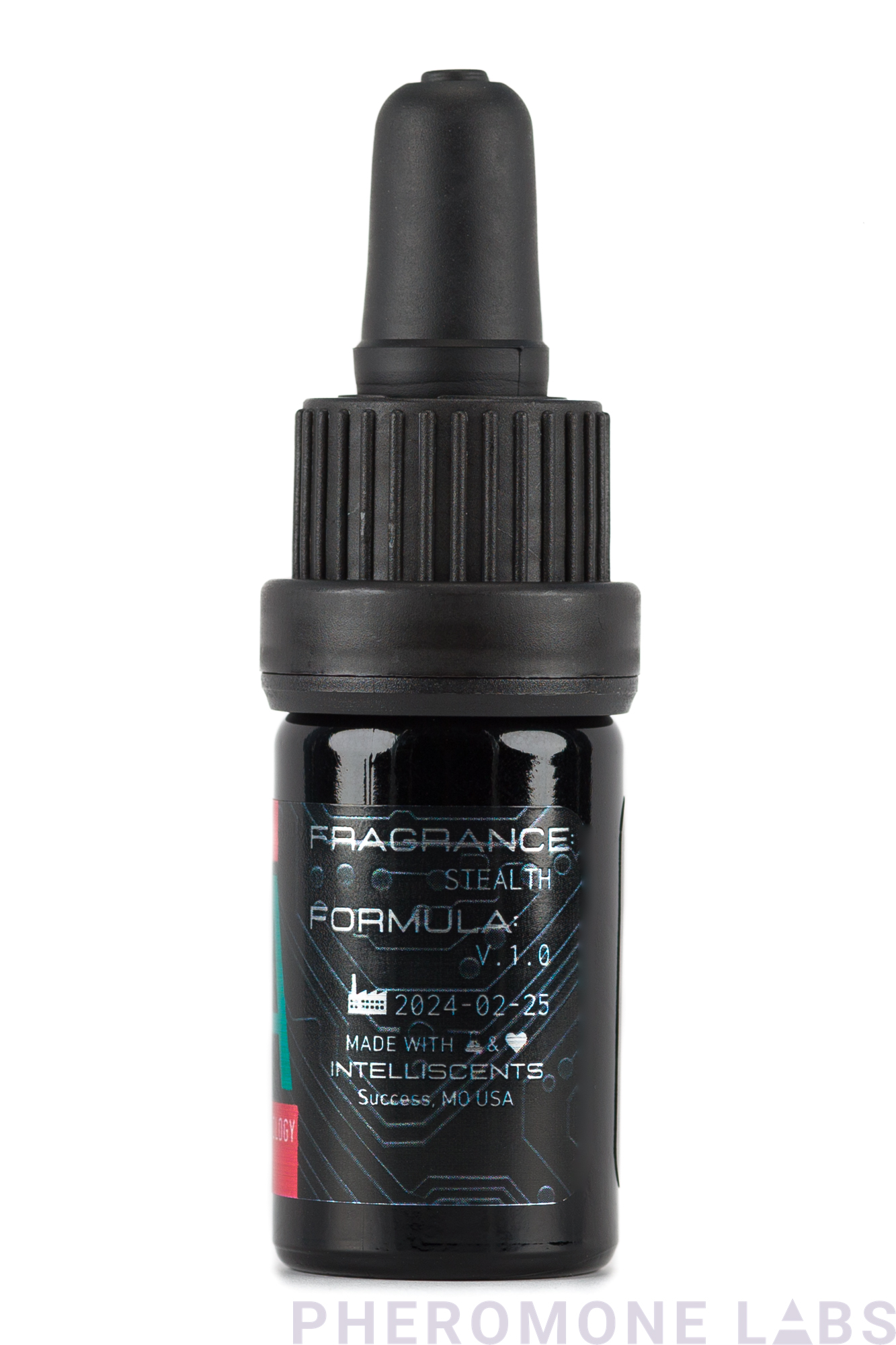 Molecule A - Carefree Youthful Uplifting Pheromone Oil - 5mL Bottle - Side View