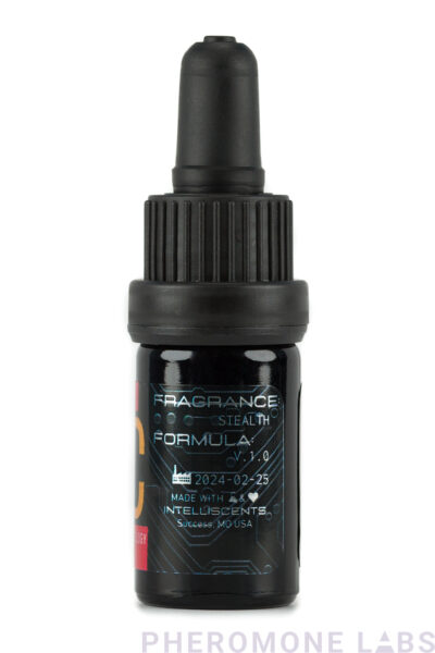 Molecule C - Social, Feed Good, Sensual Pheromone Oil 5mL Bottle - Side View