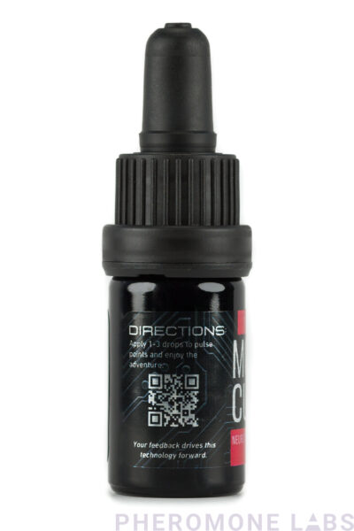 Molecule C - Social, Feed Good, Sensual Pheromone Oil 5mL Bottle - Side View