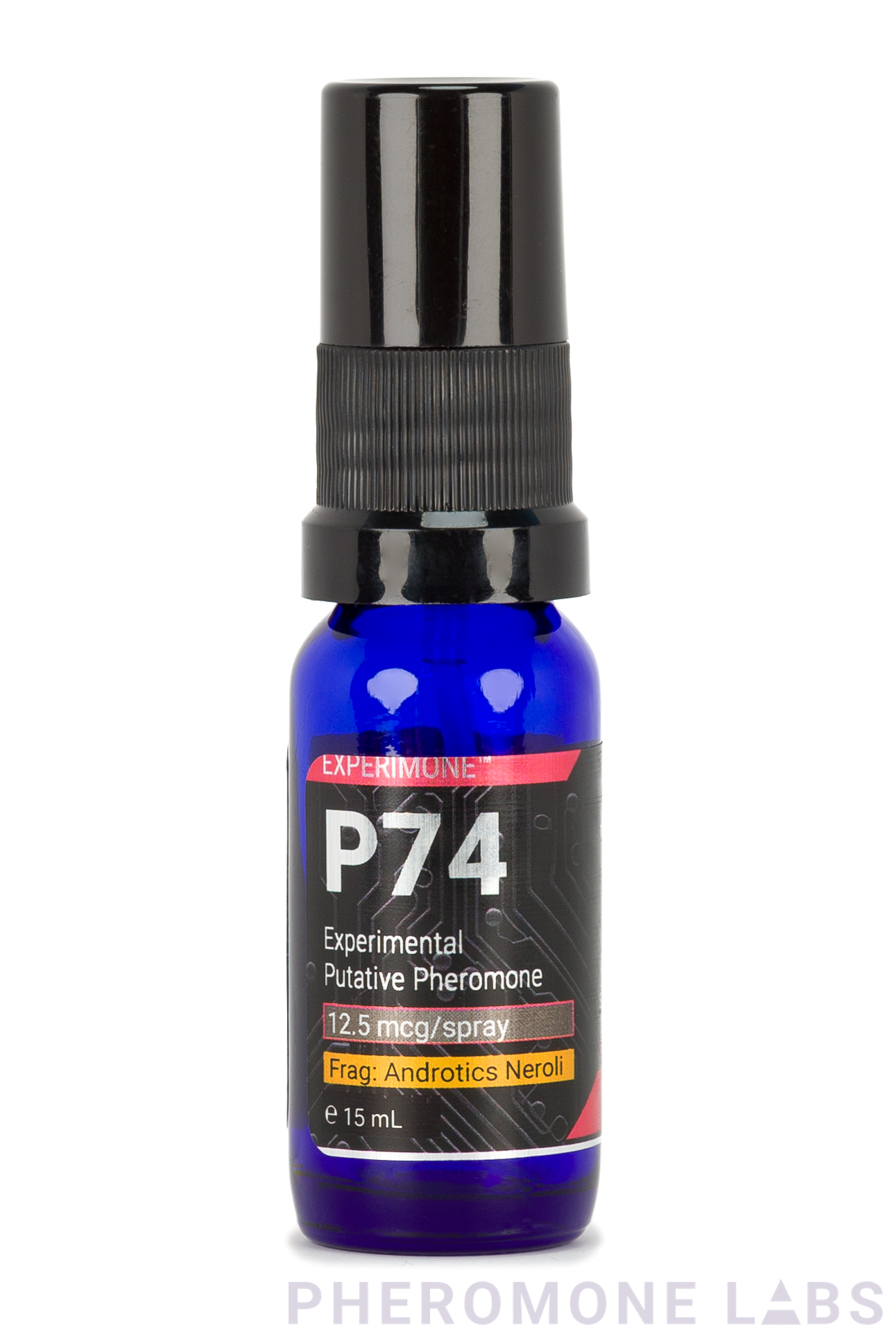 P74 Experimental Pheromone Spray - 15 mL Bottle in Androtics Neroli