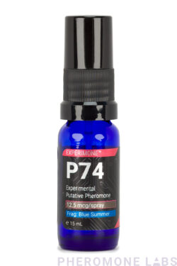 P74 Experimental Pheromone Spray - 15 mL Bottle in Blue Summer
