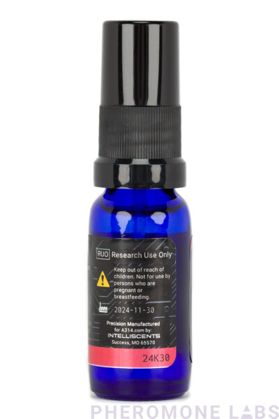 P75 Experimental Pheromone Spray - 15 mL Bottle - Side View