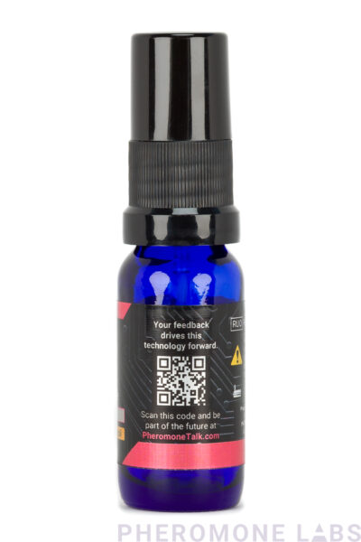 P93 Experimental Pheromone Spray - 15 mL Bottle in Androtics Neroli - Side View